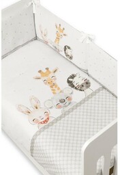 Kołdra 100x135 poszwa i ochraniacz do łóżeczka 60x180