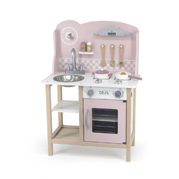 Viga, Kuchnia z akcesoriami, PolarB 44046 silver-pink, różowy