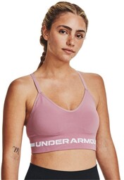 Under Armour Bezszwowy stanik sportowy Low Long Pink