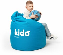 Pufa dla dziecka Kido by Diablo: niebieska, worek,