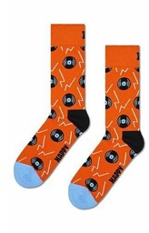 Happy Socks skarpetki Vinyl Sock kolor pomarańczowy