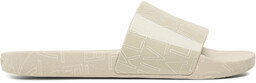 Klapki Calvin Klein Pool Slide Rubber HM0HM01062 Beżowy