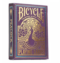 Karty do gry Bicycle Purple Peacock - USPC