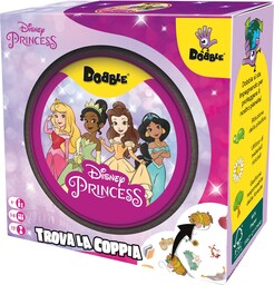 Asmodee Dobble: Disney Princess, zabawna gra planszowa