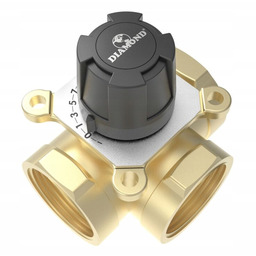 Zawór trójdrożny DN25 1 cal