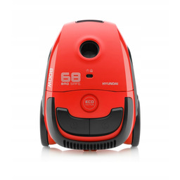 Mocny odkurzacz workowy Hyundai VC068R czerwony