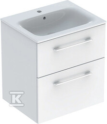GEBERIT 501.236.00.1 Zestaw umywalki meblowej Selnova Square, slim
