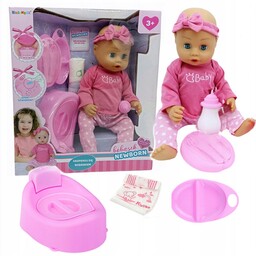 New Born Lalka Sikająca Z Nocnikiem Bobas Bobasek