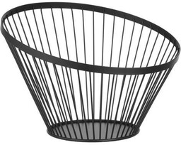 Koszyk do owoców czarny, wys. 250 mm