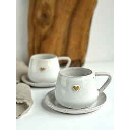 Pakamera Zestaw dla dwojga - Filiżanka ręcznie robiona