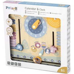 VIGA Tablica edukacyjna PolarB Kalendarz i zegar 44056