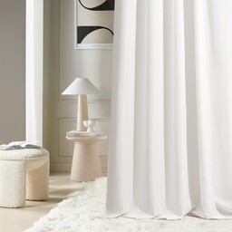 ZASŁONA AURA - ZŁAMANA BIEL 140x260 TAŚMA