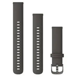 Garmin QuickFit silikon 18 mm Grafitowy Pasek