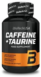 Bio Tech Caffeine and Taurine 60caps