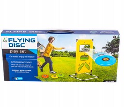 Latający Dysk Frisbee Zestaw Do Gry Bramka Dyski