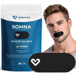 SOMNA PLASTRY NA USTA PREMIUM BAWEŁNA SEN CHRAPANIE