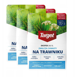 Dicotex 3x100ML Koncentrat Chwastobójczy Na Koniczynę Mniszka Trawnik