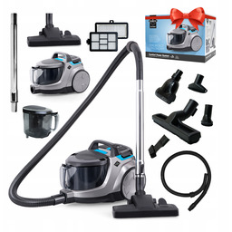 Odkurzacz Bezworkowy Cyklonowy Hepa Columbiavac Mocny Turboszczotka 4000W