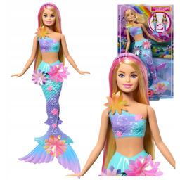 Barbie Lalka Syrenka Rozkwitające Kwiaty Blondynka Dreamtopia