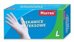 Rękawice lateksowe pudrowe rozmiar XL IKA MASTER 100szt