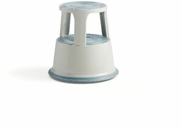Taboret "stopa słonia" ze stali, 400 mm, szary