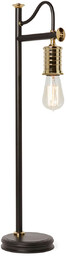 Elstead Lighting Lampa stojąca DOUILLE-TL-BPB czarna polerowany mosiądz