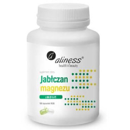 Aliness Jabłczan Magnezu z B6, 100 kaps.