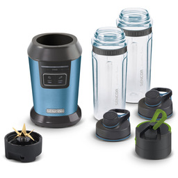 Blender kielichowy fitness Sencor SBL7172BL 800W 2xsportowa butelka