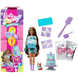 Lalka Barbie Party Unboxed Glam Party JFY66