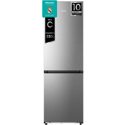 Hisense RB3K330SAIC lodówka kombinowana bez szronu, stal nierdzewna,