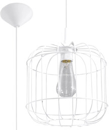 Lampa wisząca CELTA biała SL.0295 - Sollux Sprawdź