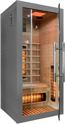 Sauna infrared EA1RS Grey z panelami solnymi