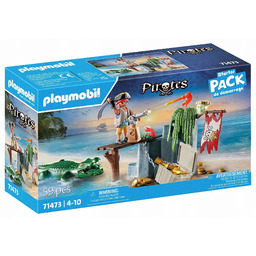 Playmobil Pirates 71473 Pirat z aligatorem