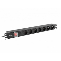 Lanberg Listwa zasilająca Rack PDU 19" 1U 10A