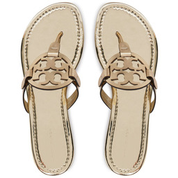 Japonki Tory Burch Miller 170345 Złoty