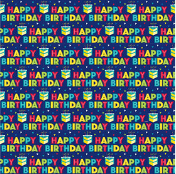 Papier do pakowania prezentów Happy Birthday - 76
