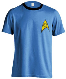 Koszulka Star Trek - Science Uniform (rozmiar S)
