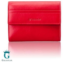 Mały damski portfel Valentini 154-264 Ferrari Red -