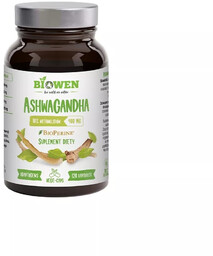 Hempking Ashwagandha ekstrakt bezglutenowy (400 mg) 120 kapsułek