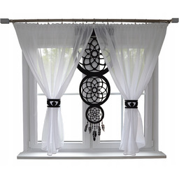 Firana nowoczesna salon Łapacz Snów ażur 300x150