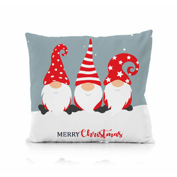 Faro Poszewka świąteczna dekoracyjna 45x45 cm szara ze