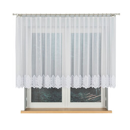 Markizeta Firana haftowana ze wzorem na samym dole