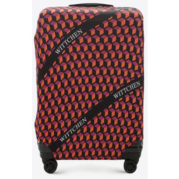 Pokrowiec na walizkę dużą pomarańczowo-czarny