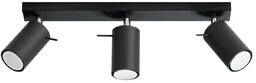 Plafon RING 3L czarny SL.0093 - Sollux Sprawdź