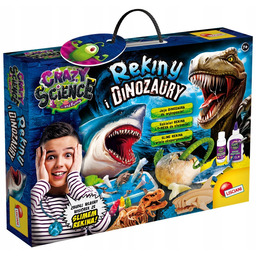 Rekiny i dinozaury Crazy Science, Lisciani