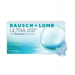 Ultra 3 szt. Soczewki miesięczne Bausch Lomb. moc: