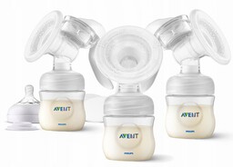 Philips Avent Laktator Natural Motion +butelka 125