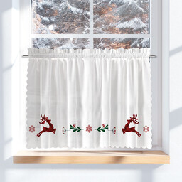 Markizeta Zazdrostka microfibra 100x60 001 biała Jelonki Krata