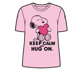 Toei Animation Koszulka Snoopy Pink Adult Damska, Wielokolorowa,
