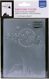 Vaessen Creative Folder Embossing, przezroczysty, 14,6 x 10,8